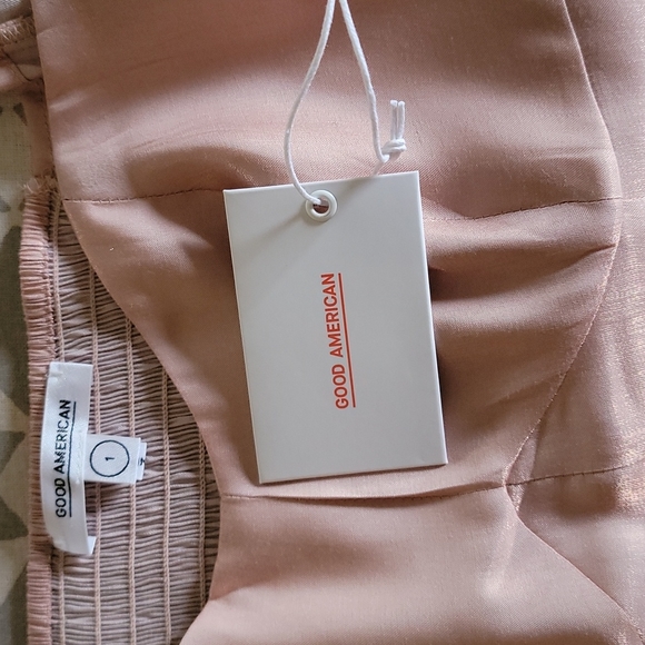 Good American The Too Tempted Rose Gold Corset Top US 2-4 - Picture 11 of 12